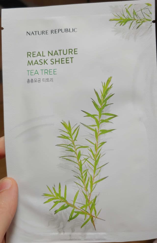 NATURE REPUBLIC Real Nature Tea Tree Mask Sheet review photo by maracuya