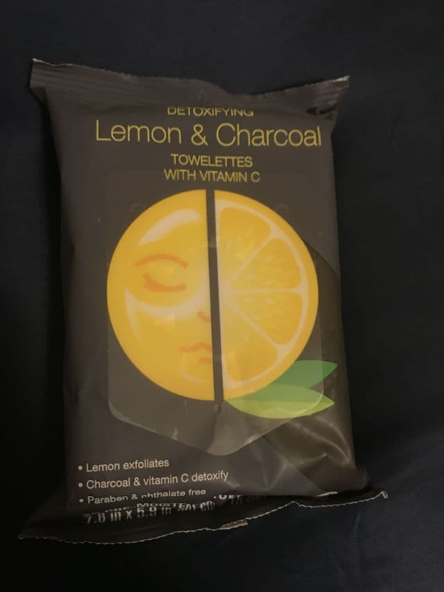 CVS health Beauty 360 Lemon & Charcoal Facial Wipes review photo by irynah