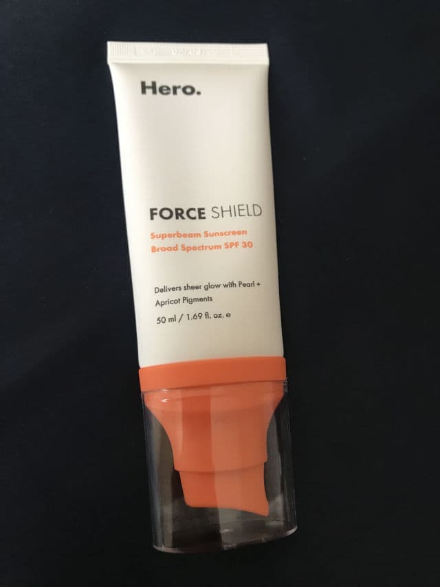 Hero Cosmetics Force Shield Superbeam Sunscreen SPF 30 review photo by irynah