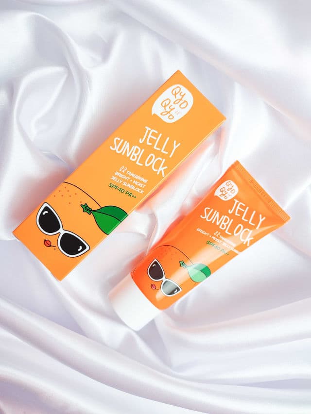 Qyo Qyo Tangerine Bright+Moist Jelly Sunblock review photo by Armyn