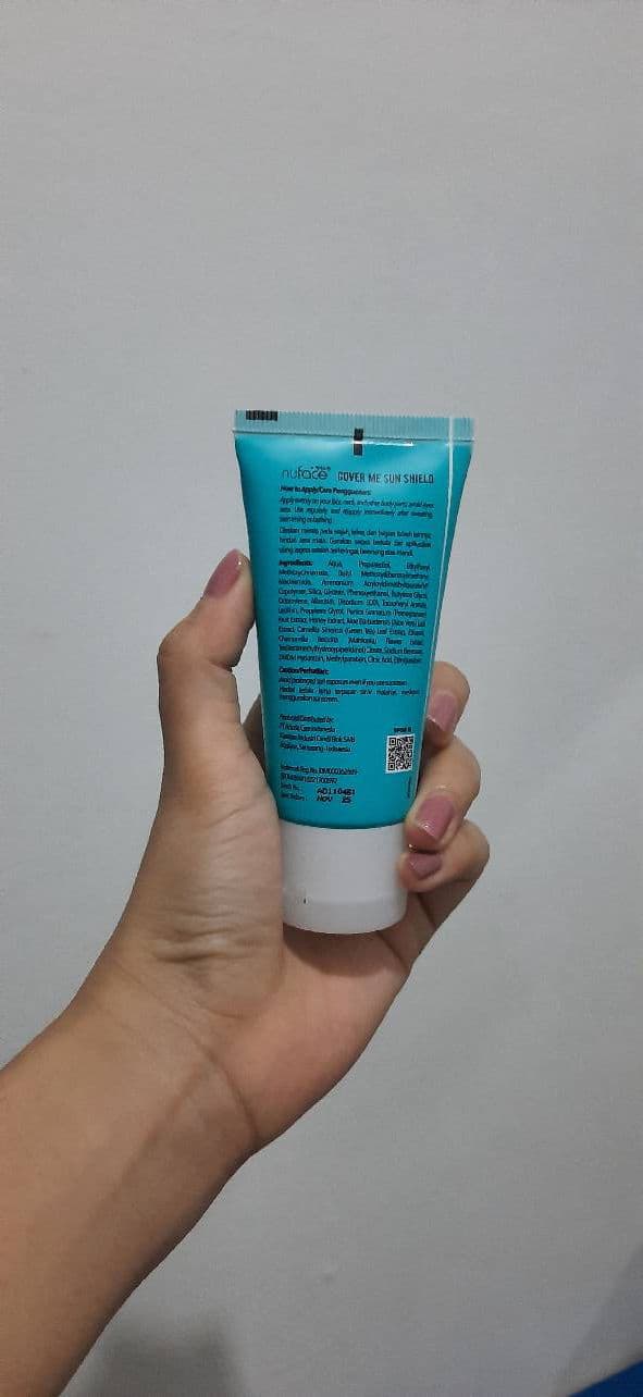 Nuface Cover Me Sun Shield SPF 30 PA+++ review photo by alvianita