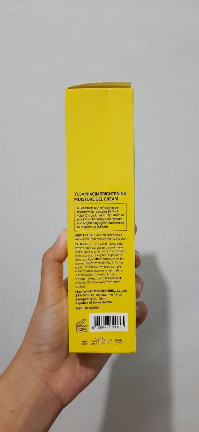 Some By Mi Yuja Niacin Brightening Moisture Gel Cream review photo by alvianita