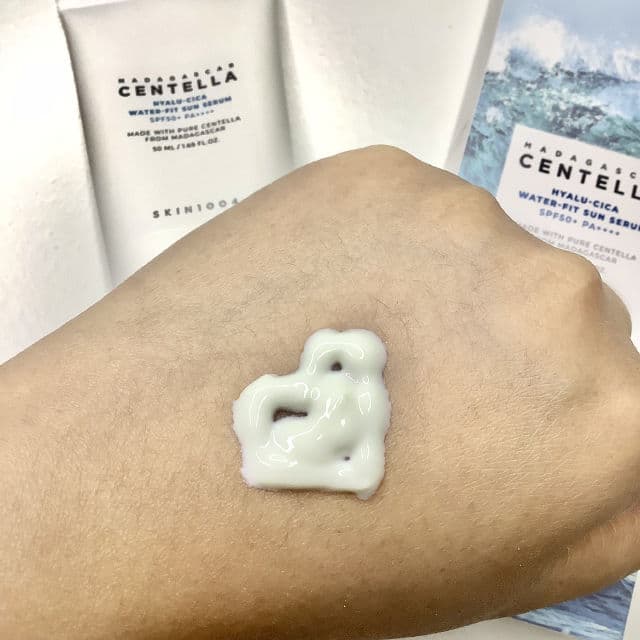SKIN1004 Madagascar Centella Hyalu-Cica Water-Fit Sun Serum SPF50+ PA++++ review photo by Picky45987