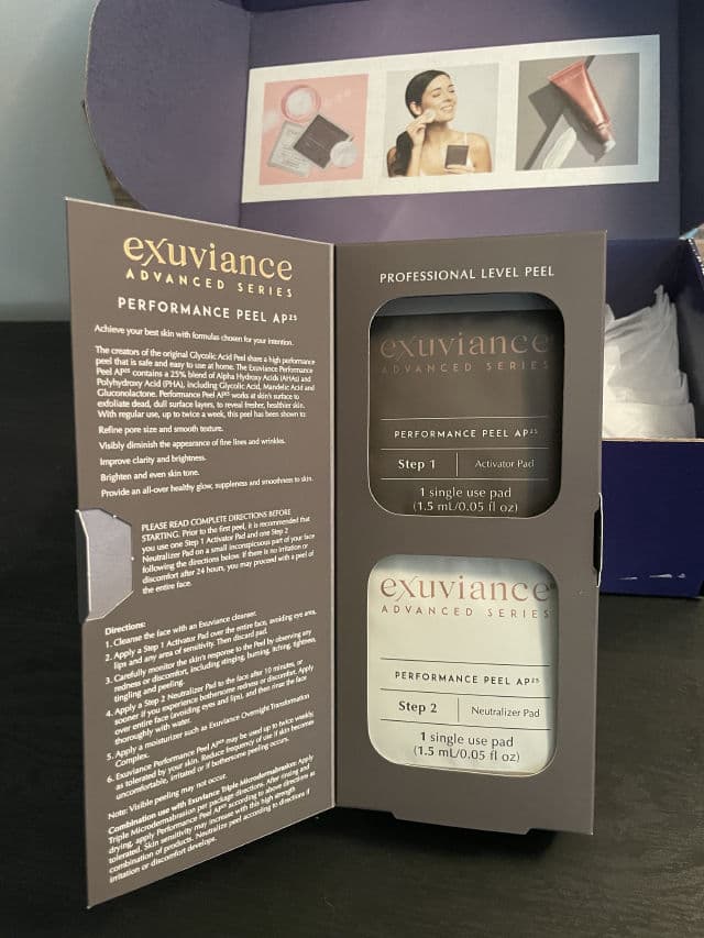 Exuviance Performance Peel AP25 Special Limited Edition 10-Year Anniversary Care with Pride Packaging review photo by PrincessOnABudget
