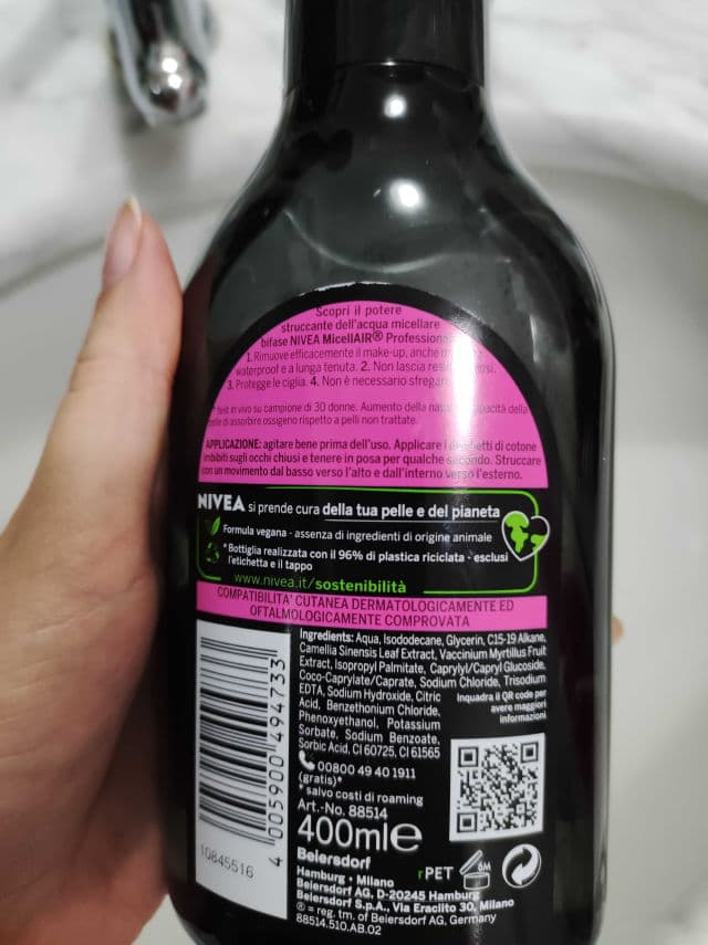 Nivea Micellair Professional Micellar Eye Make-Up Remover review photo by gretaskincare