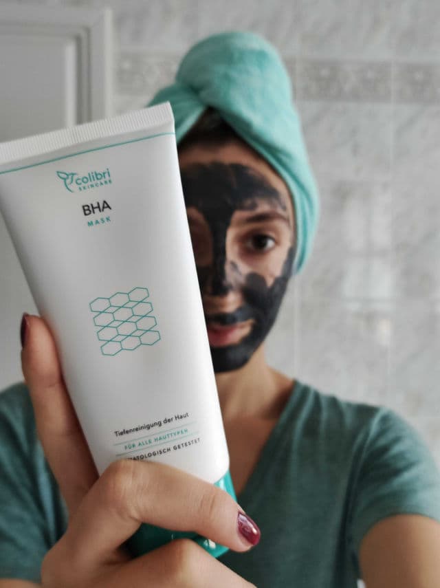 Colibri Cosmetics BHA Mask review photo by gretaskincare