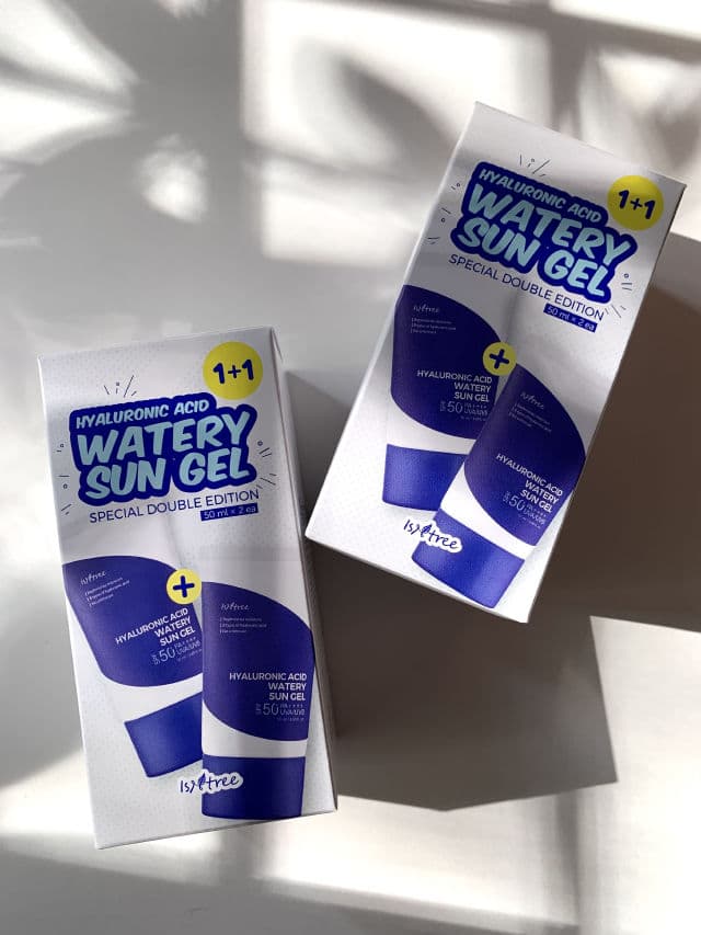 ISNTREE Hyaluronic Acid Watery Sun Gel SPF50+ PA++++ review photo by Funthingsnstuff