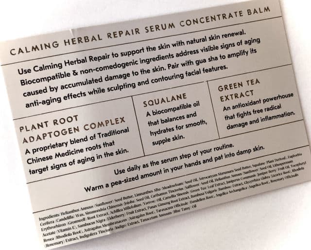 Mount Lai Calming Herbal Repair Facial Massage Balm review photo by Funthingsnstuff