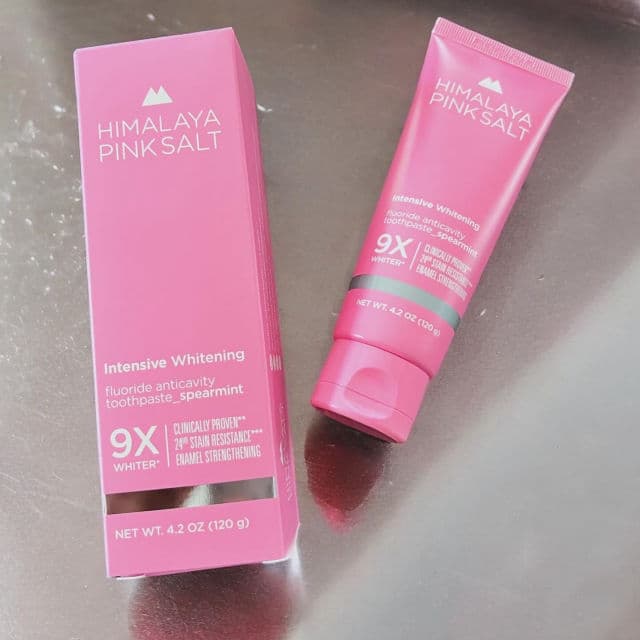 HIMALAYA PINK SALT Intensive Whitening Toothpaste review photo by Tif63081