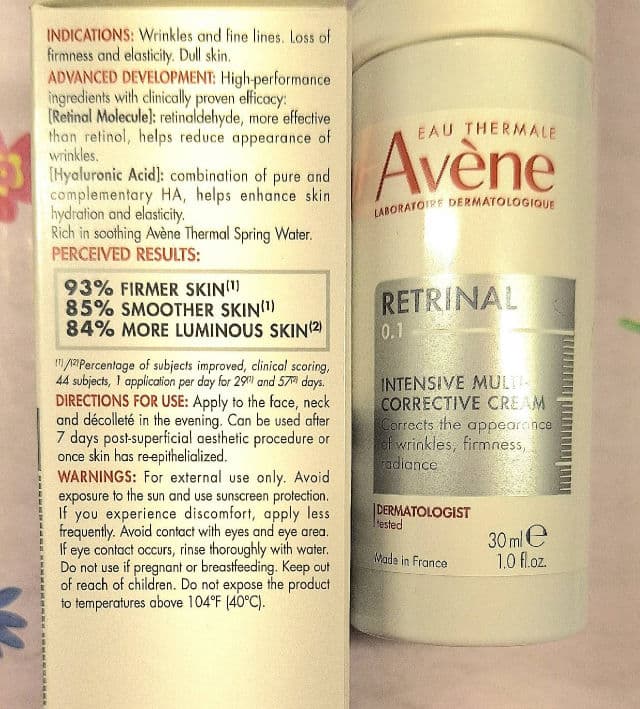 Avene RetrinAL 0.05 Cream review photo by Over40Perspectives