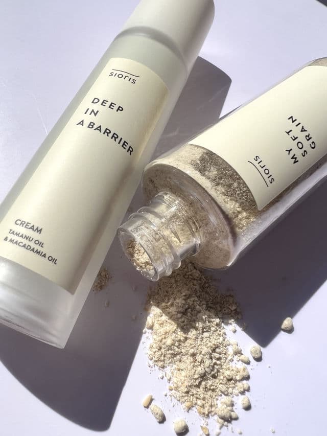 Sioris My Soft Grain Scrub review photo by shoped