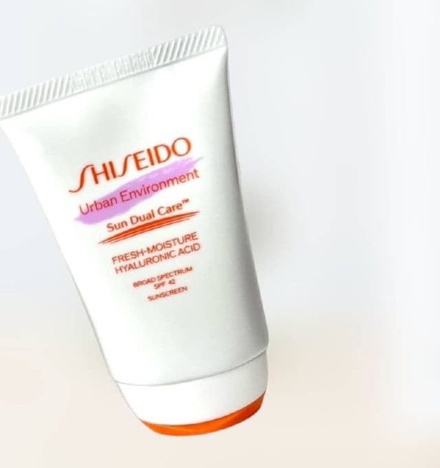 Shiseido Urban Environment Sun Care Dual Fresh Moisture Hyaluronic Acid SPF 42 review photo by GlowMai2