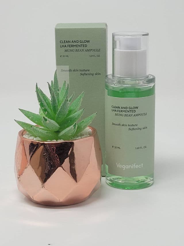 Veganifect. Clean and Glow LHA Fermented Mung Bean Ampoule review photo by GlowMai2