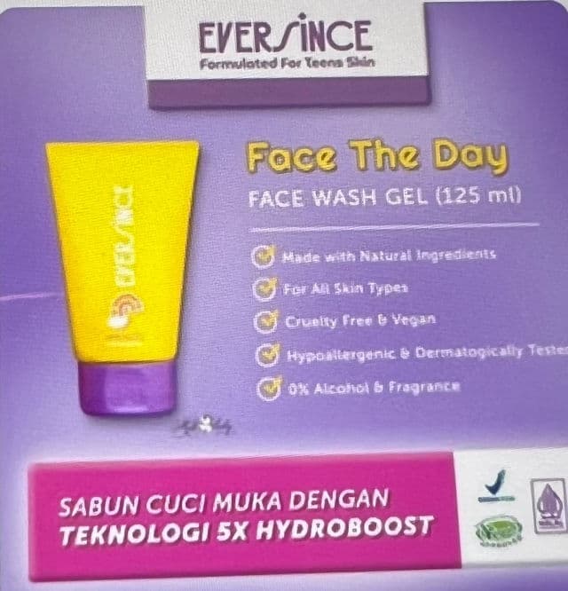 EVERSINCE Face The Day Face Wash Gel review photo by Spicesofbeauty