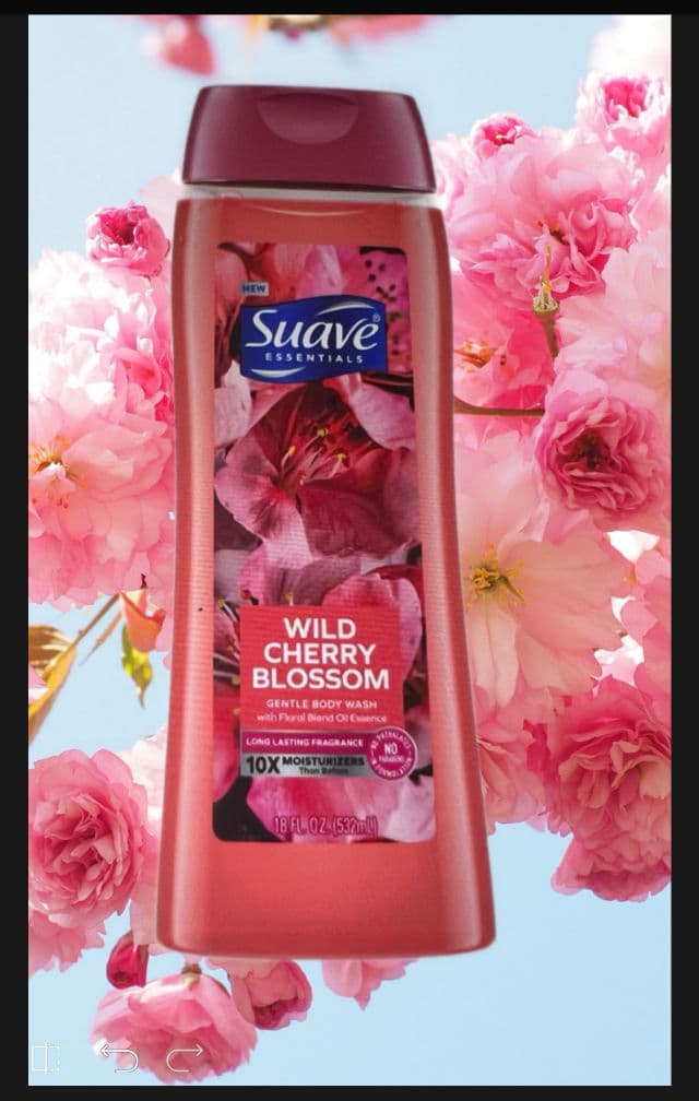 Suave Wild Cherry Blossom Body Wash review photo by Spicesofbeauty