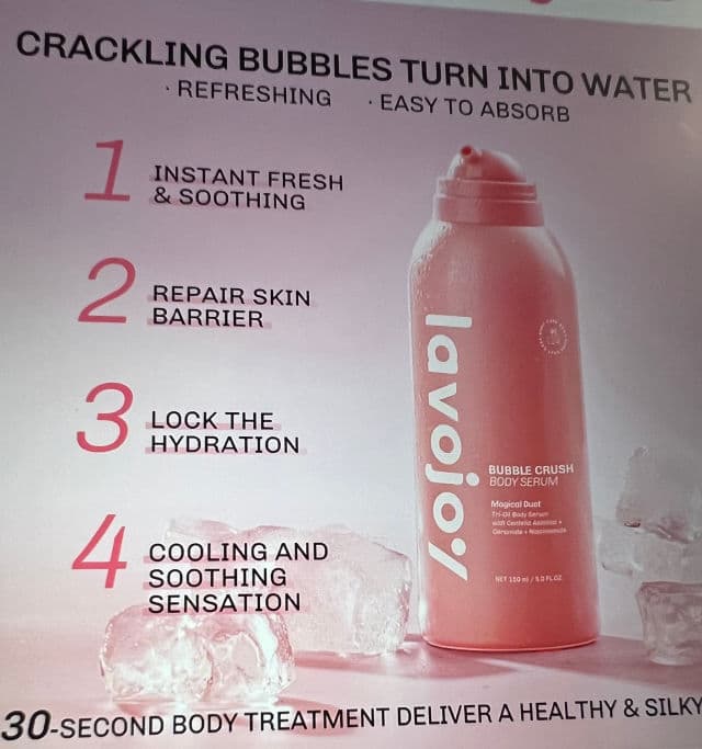 Lavojoy Bubble Crush Body Serum - Magical Duet review photo by Spicesofbeauty