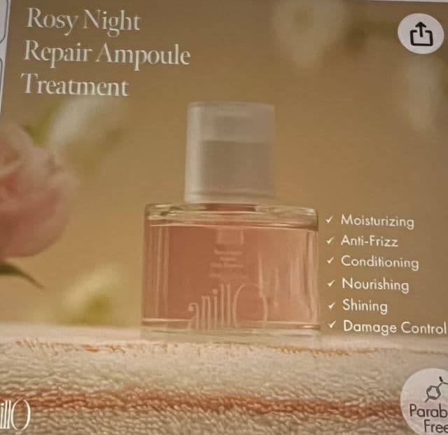ANILLO Rosy Night Repair Hair Essence review photo by Spicesofbeauty