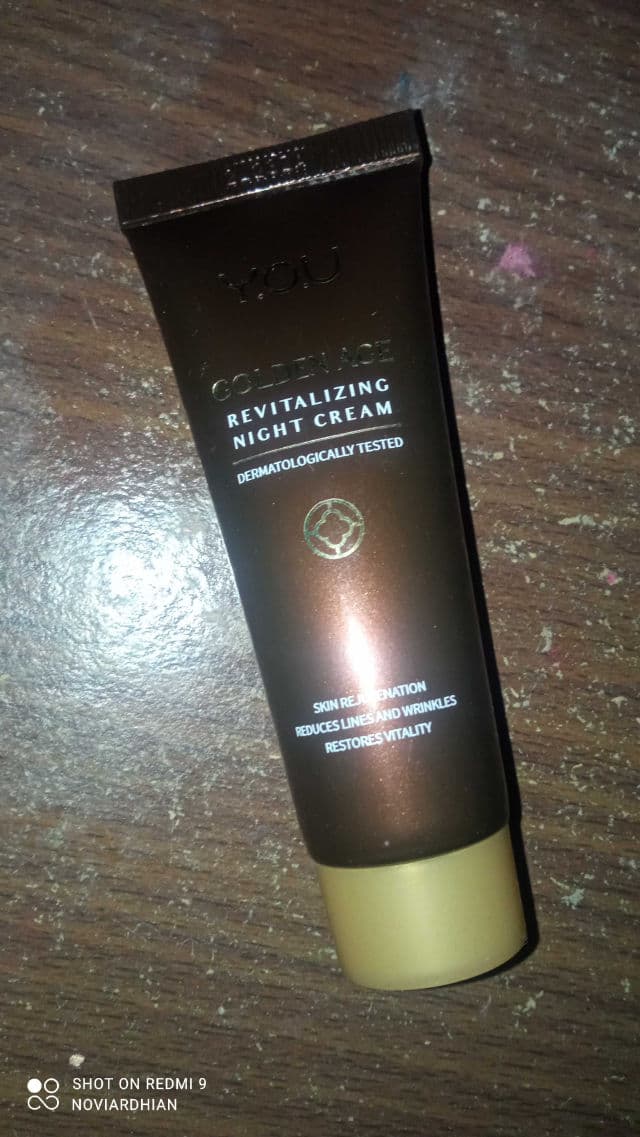 Y.O.U Golden Age Revitalizing Night Cream review photo by NoviAlJannah