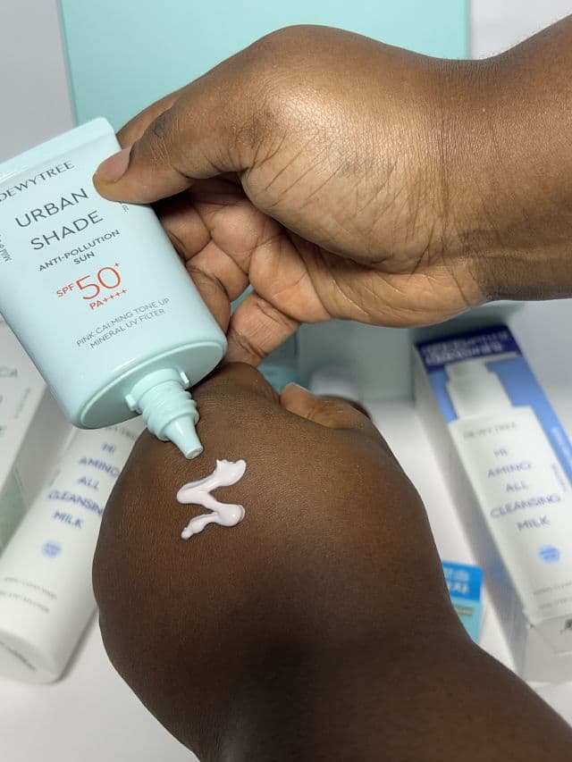 DEWYTREE Urban Shade Moisture Repair Sun SPF 50 PA++++ review photo by DrUdochi