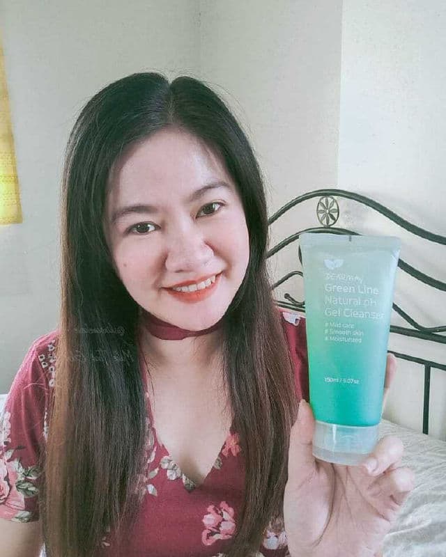 DEARMAY Green Line Natural pH Gel Cleanser review photo by MakeThatGlow