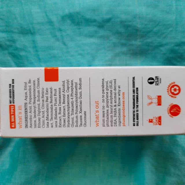 Plum 15% Vitamin C Face Serum with Mandarin review photo by Shaloo