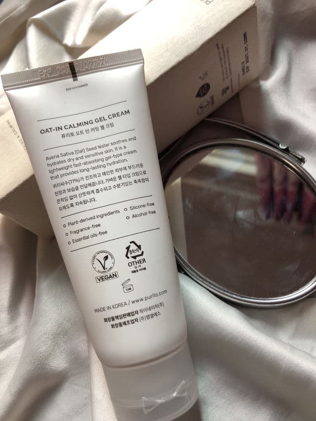 Oat-In Calming Gel Cream product review