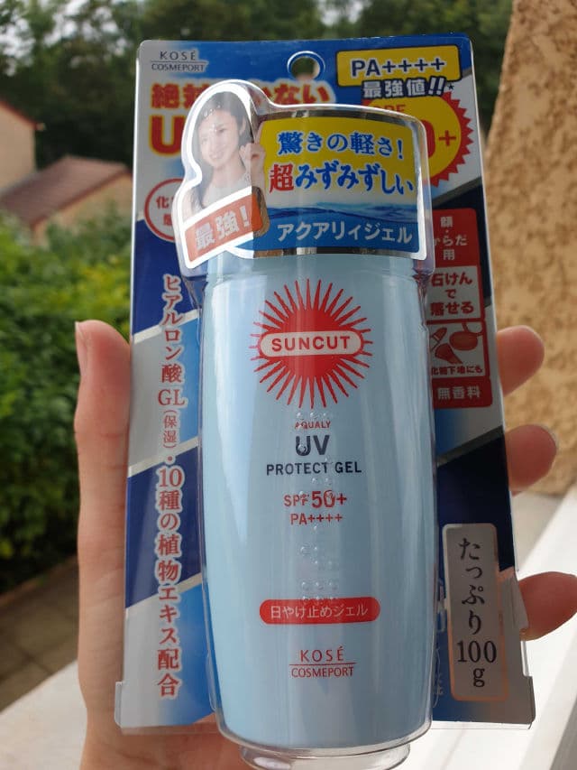 Kose SunCut UV Protect Gel SPF 50 review photo by Agness