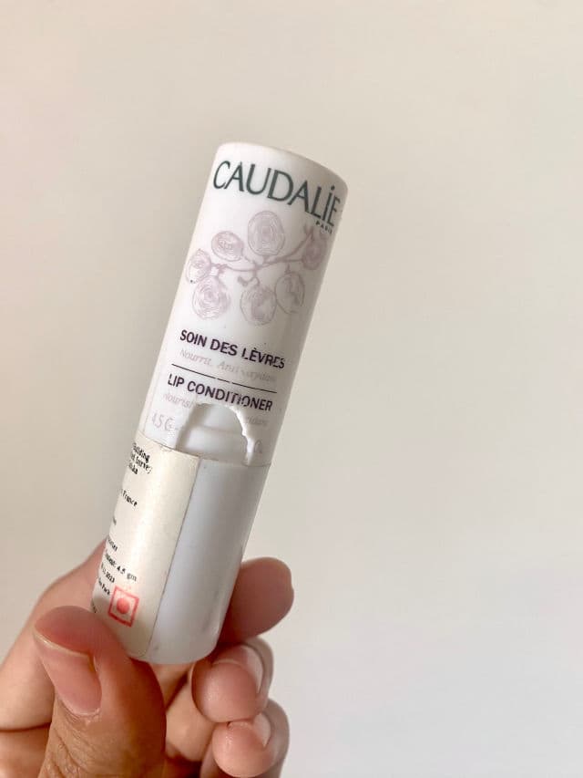 Caudalie Paris Lip Conditioner review photo by Haloandglitter