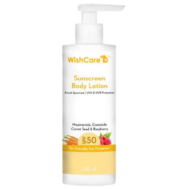 WishCare SPF 50 Sunscreen Body Lotion PA+++ review photo by Haloandglitter