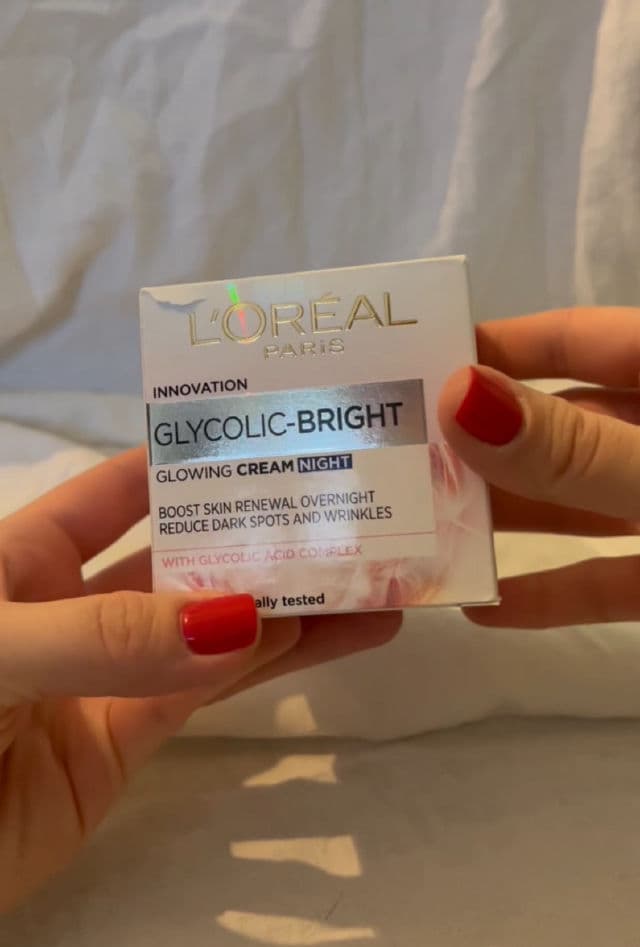 L'Oreal Paris Glycolic-Bright Glowing Cream Night review photo by Biucikacska