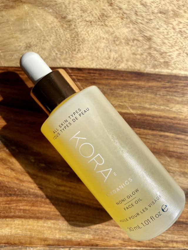 KORA Organics Noni Glow Body Oil review photo by IowaBeautyLover