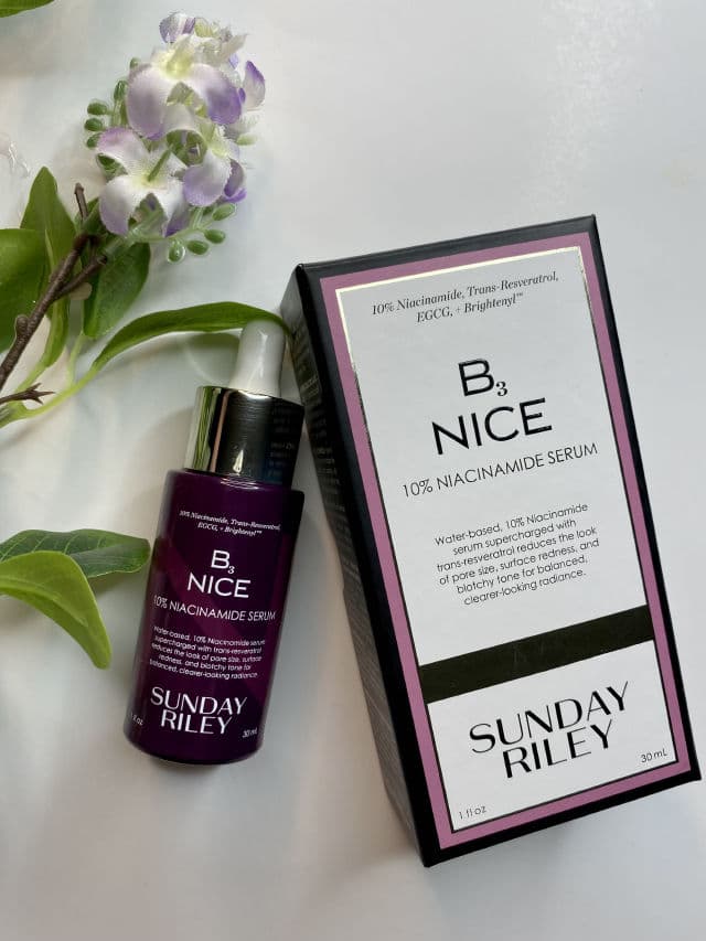 Sunday Riley B3 Nice 10% Niacinamide Serum review photo by IowaBeautyLover