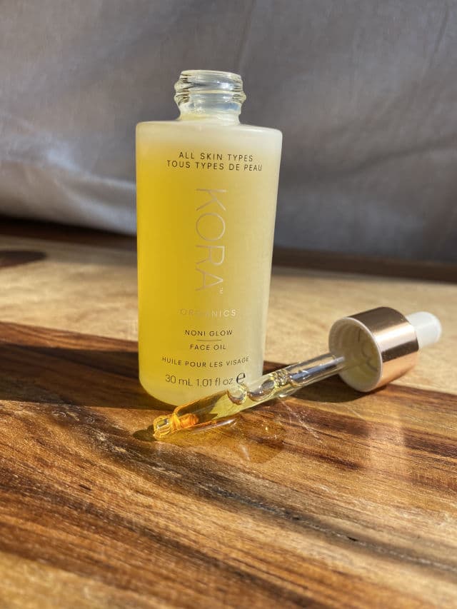 KORA Organics Noni Glow Body Oil review photo by IowaBeautyLover