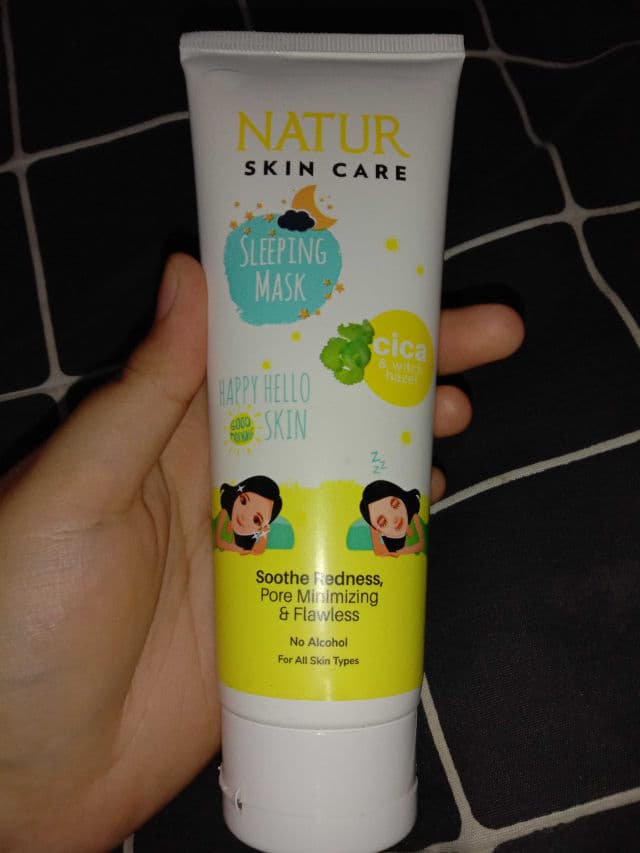 Natur Skin Care Sleeping Mask Cica & Witch Hazel review photo by rizqysn