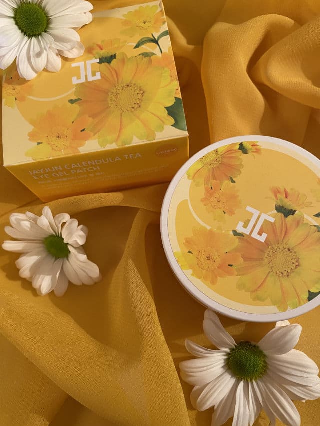 Jayjun Calendula Tea Eye Gel Patch review photo by mariamoskincare