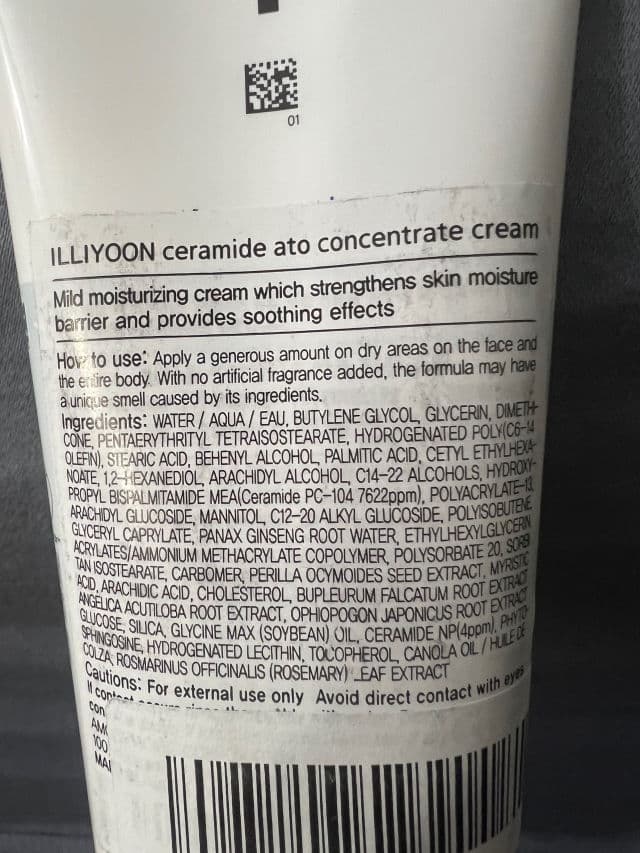 ILLIYOON Ceramide Ato Concentrate Cream review photo by beautyreviewsbyliv