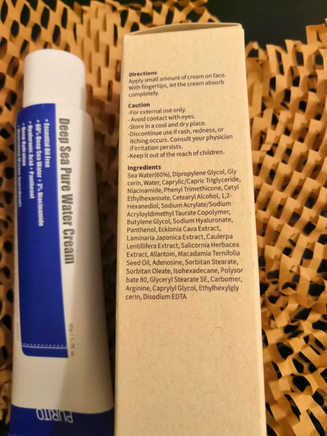 PURITO Deep Sea Pure Water Cream review photo by Pickybina