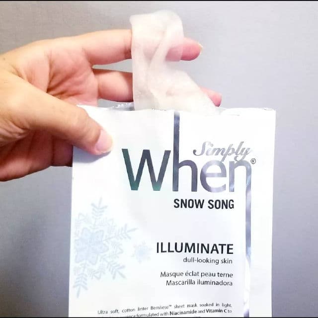 When Snow Song Illuminate Ultra-Soft Cotton Linter Bemliese Sheet Mask review photo by Naffy