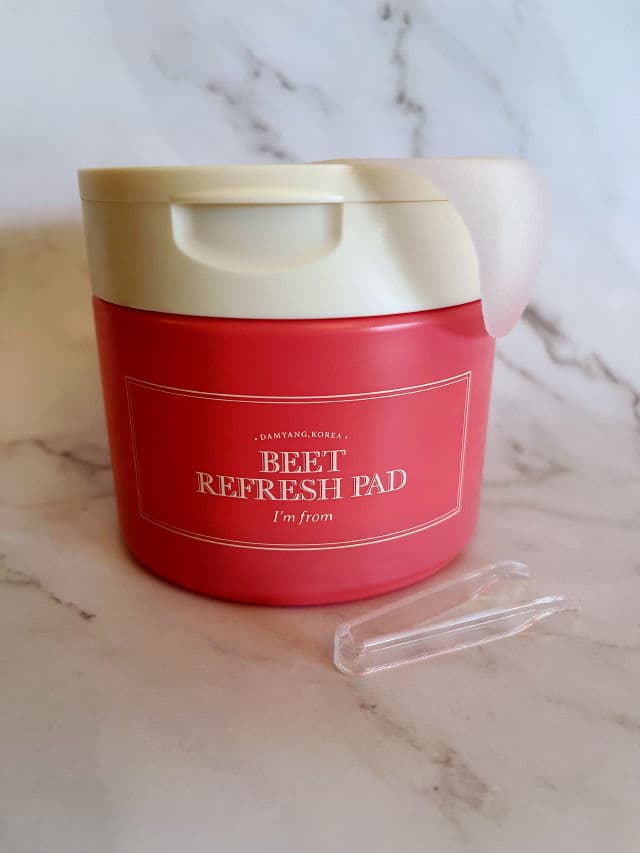 I'M FROM Beet Refresh Pad review photo by melissareviewsthings