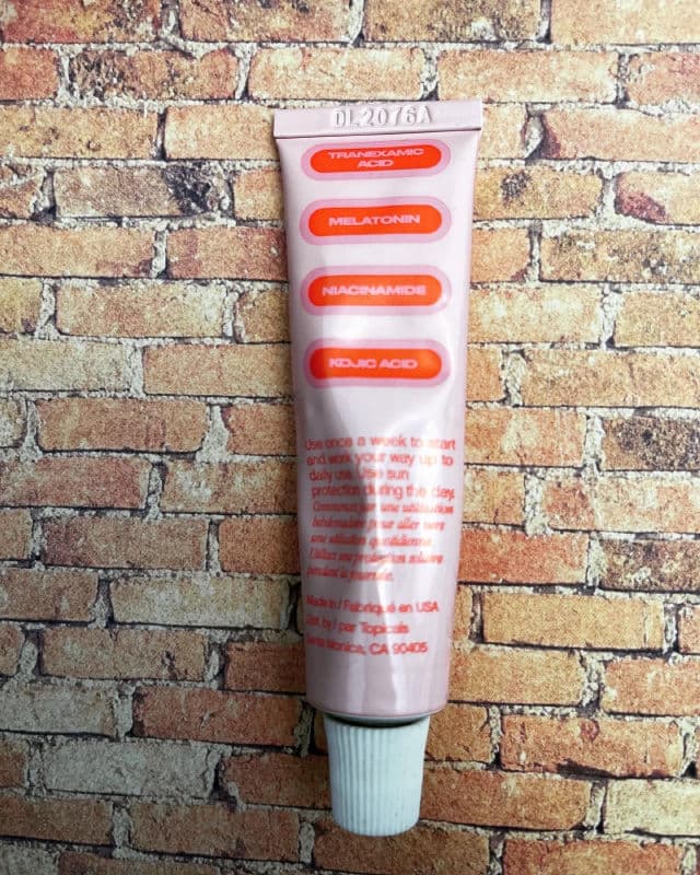Topicals Faded Brightening & Clearing Serum review photo by melissareviewsthings