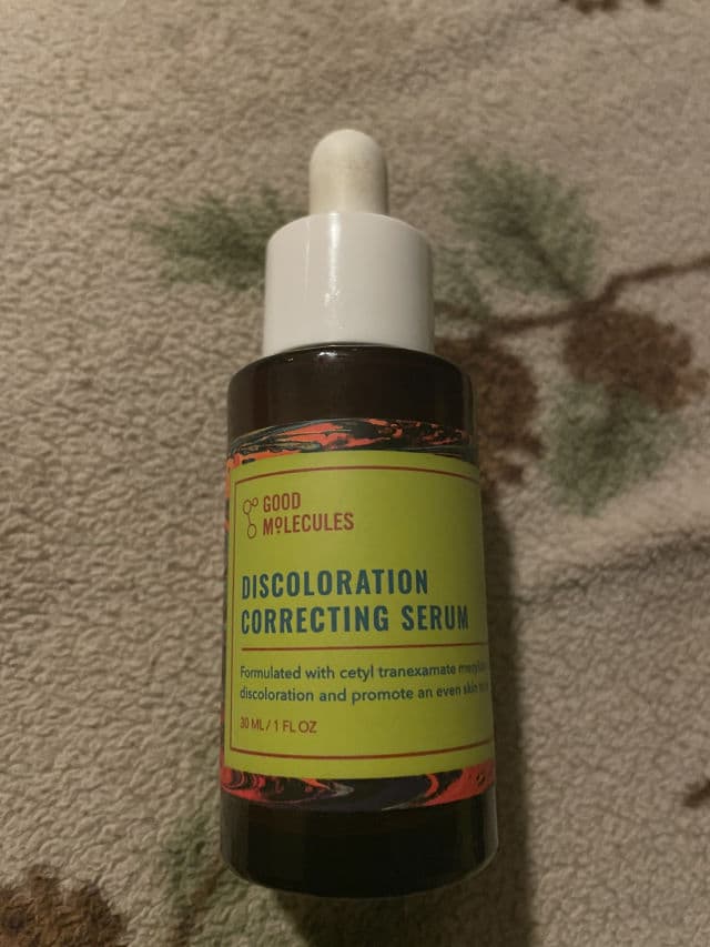 Good Molecules Discoloration Correcting Serum review photo by QueenTania