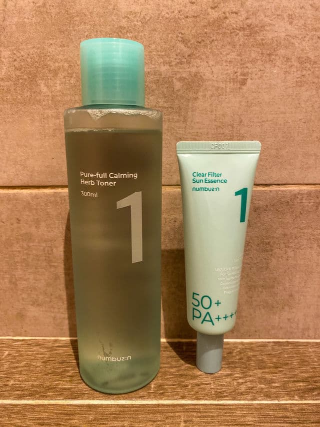 numbuzin No.1 Clear Filter Sun Essence SPF50+ PA++++ review photo by rocecil