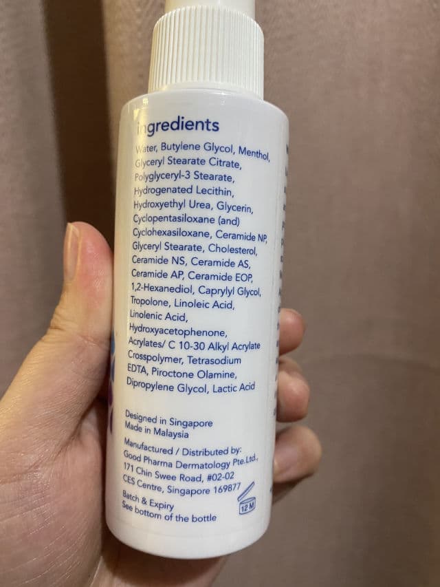 Suu Balm Rapid Itch Relief Scalp Spray Moisturiser review photo by Gretch