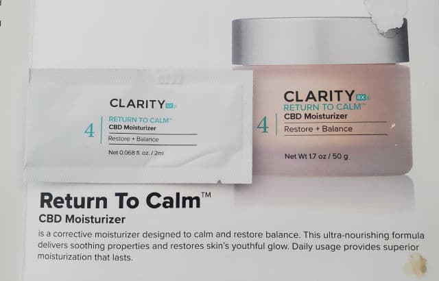 ClarityRx Return to Calm CBD Mask review photo by georginapayan