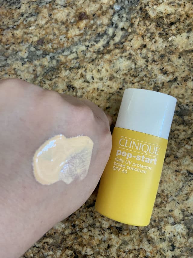Clinique Pep-Start Daily UV Protector Broad Spectrum SPF 50 review photo by nuobeier
