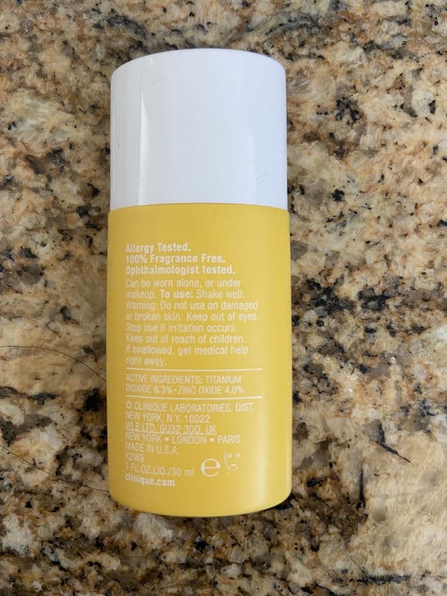 Clinique Pep-Start Daily UV Protector Broad Spectrum SPF 50 review photo by nuobeier