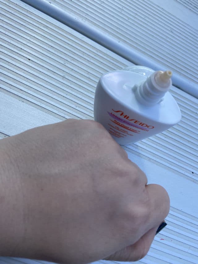 Shiseido Urban Environment Sun Duel Care Oil-Free Hyaluronic Acid SPF 42 ulta review photo by nuobeier