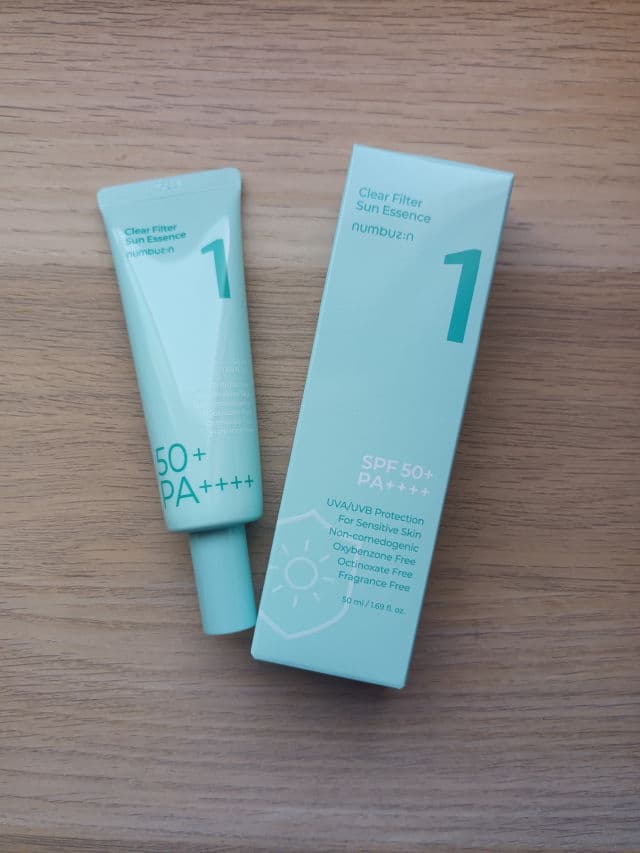 numbuzin No.1 Pure-Full Calming Water Sunscreen SPF50+ PA++++  review photo by nuobeier