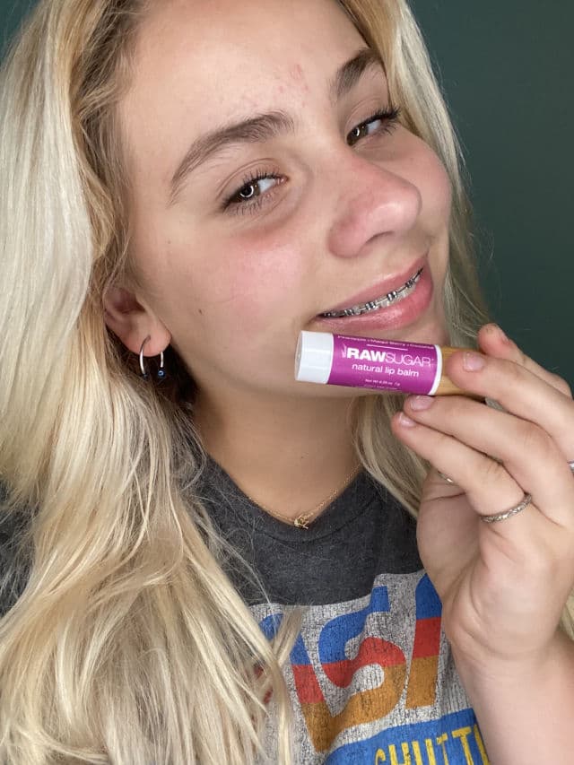 Raw Sugar Lip Balm - Pineapple + Maqui Berry + Coconut review photo by HayGrooves