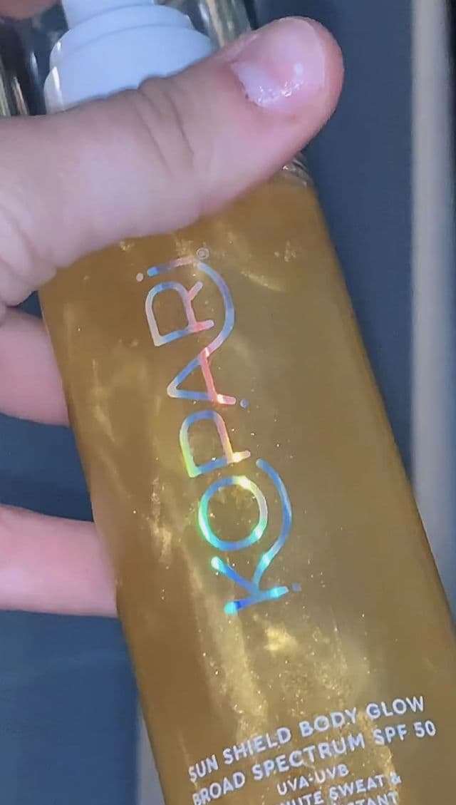 Kopari Sun Shield Body Glow SPF 50 Broad Spectrum Sunscreen review photo by HayGrooves